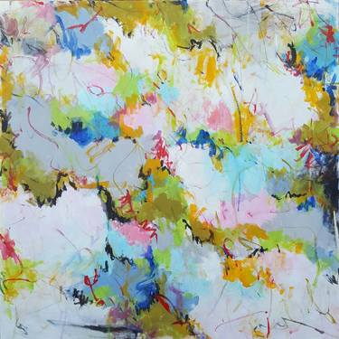 Original Fine Art Abstract Paintings by Jeffrey Tover