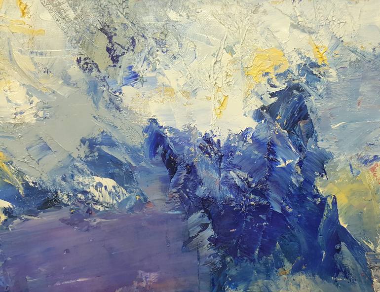 Original Abstract Expressionism Abstract Painting by Jeffrey Tover