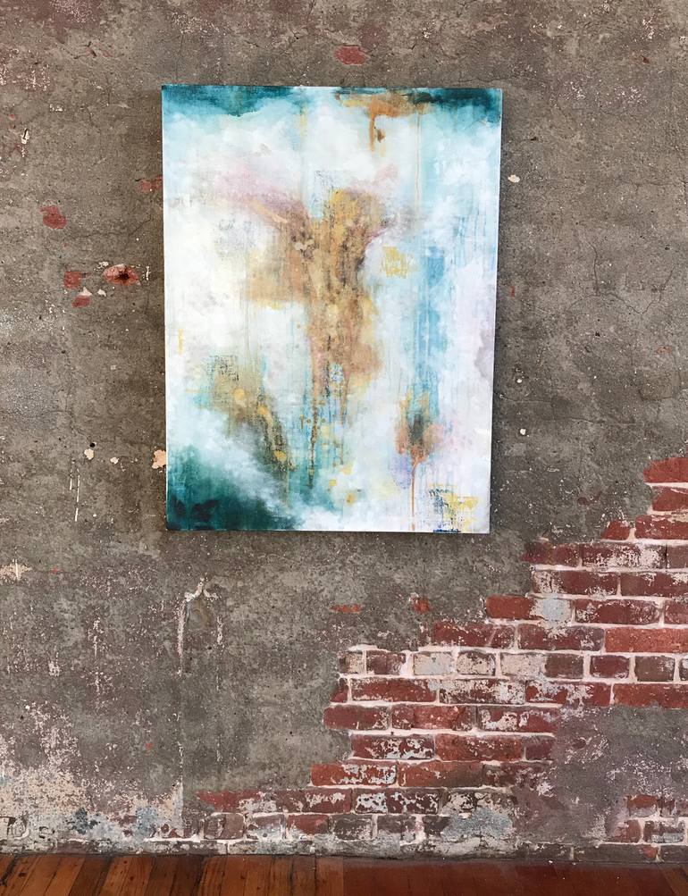 Original Conceptual Abstract Painting by Jeffrey Tover