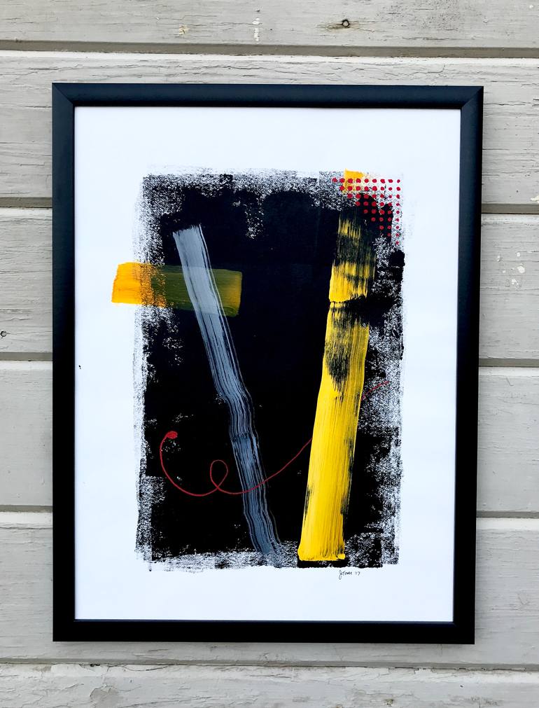 Original Abstract Expressionism Abstract Painting by Jeffrey Tover