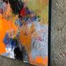 This painting was fun, fun, fun to do!! Mark making, brushstrokes, palette knife, mixed media...just went at it! Lots of vivid color and contrast in this piece. Varnished to protect against dust and sunlight. Wired and ready to hang