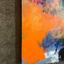 This painting was fun, fun, fun to do!! Mark making, brushstrokes, palette knife, mixed media...just went at it! Lots of vivid color and contrast in this piece. Varnished to protect against dust and sunlight. Wired and ready to hang