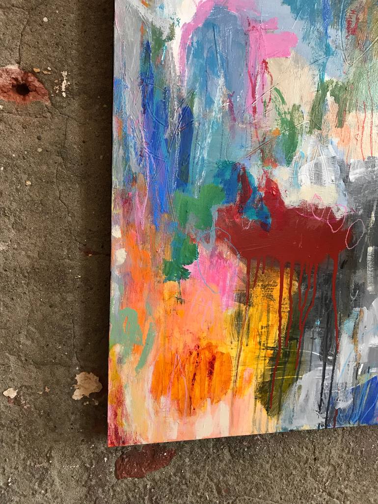 Original Abstract Expressionism Abstract Painting by Jeffrey Tover
