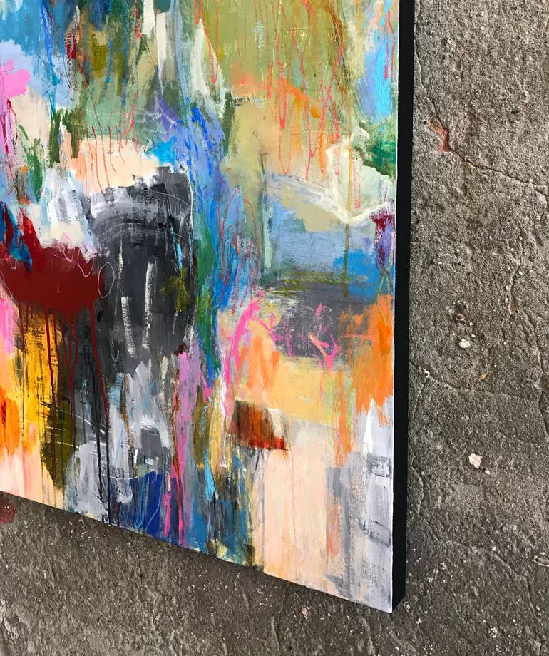 Original Abstract Expressionism Abstract Painting by Jeffrey Tover