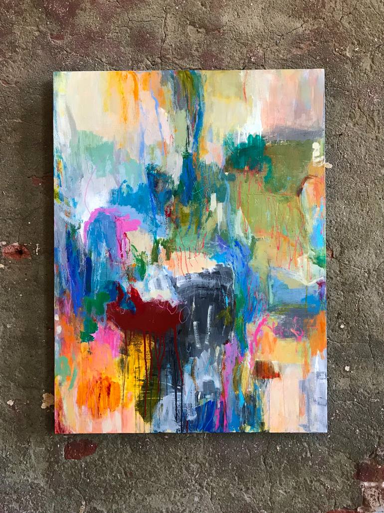 Original Abstract Expressionism Abstract Painting by Jeffrey Tover