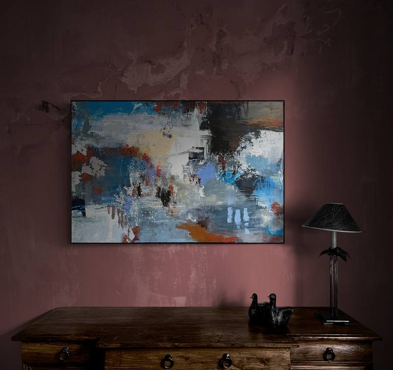 Original Abstract Expressionism Abstract Painting by Jeffrey Tover