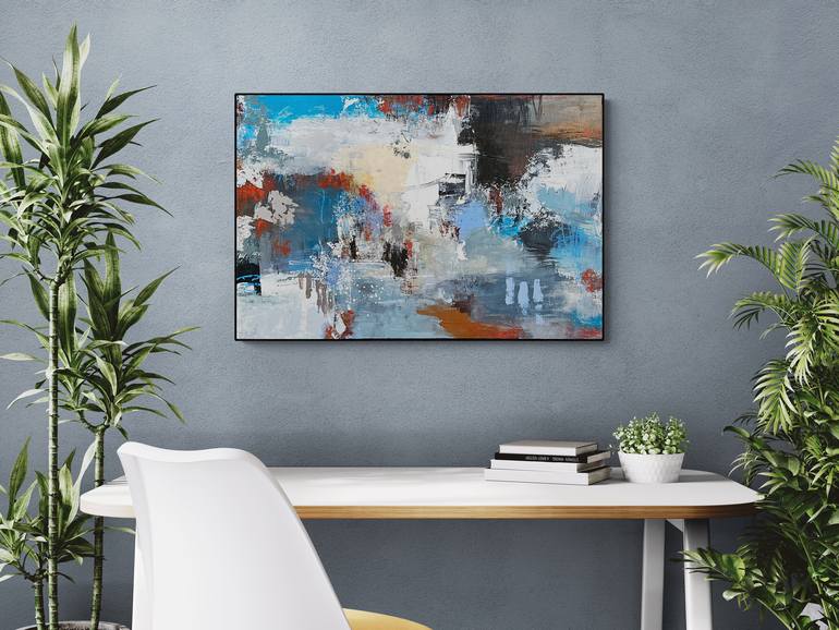 Original Abstract Expressionism Abstract Painting by Jeffrey Tover