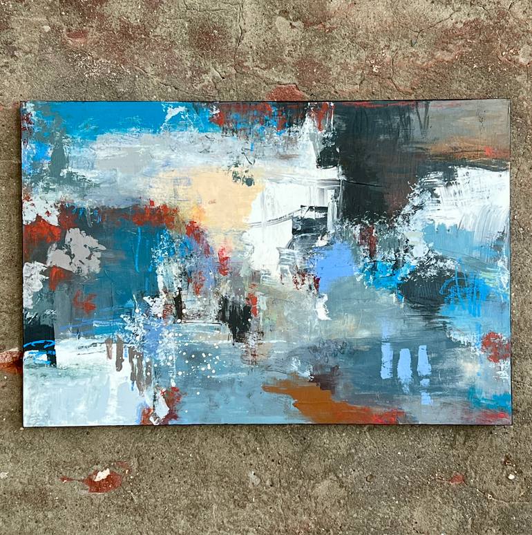 Original Abstract Expressionism Abstract Painting by Jeffrey Tover