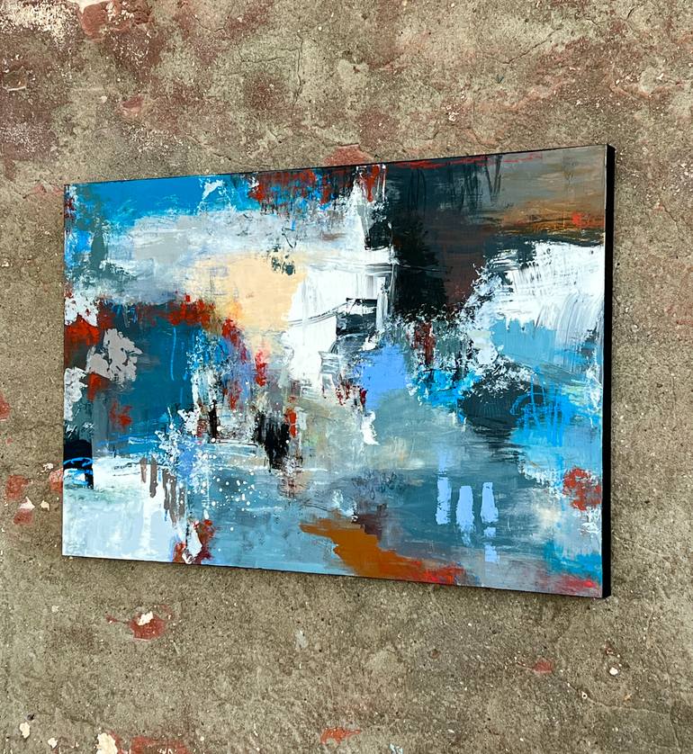Original Abstract Expressionism Abstract Painting by Jeffrey Tover