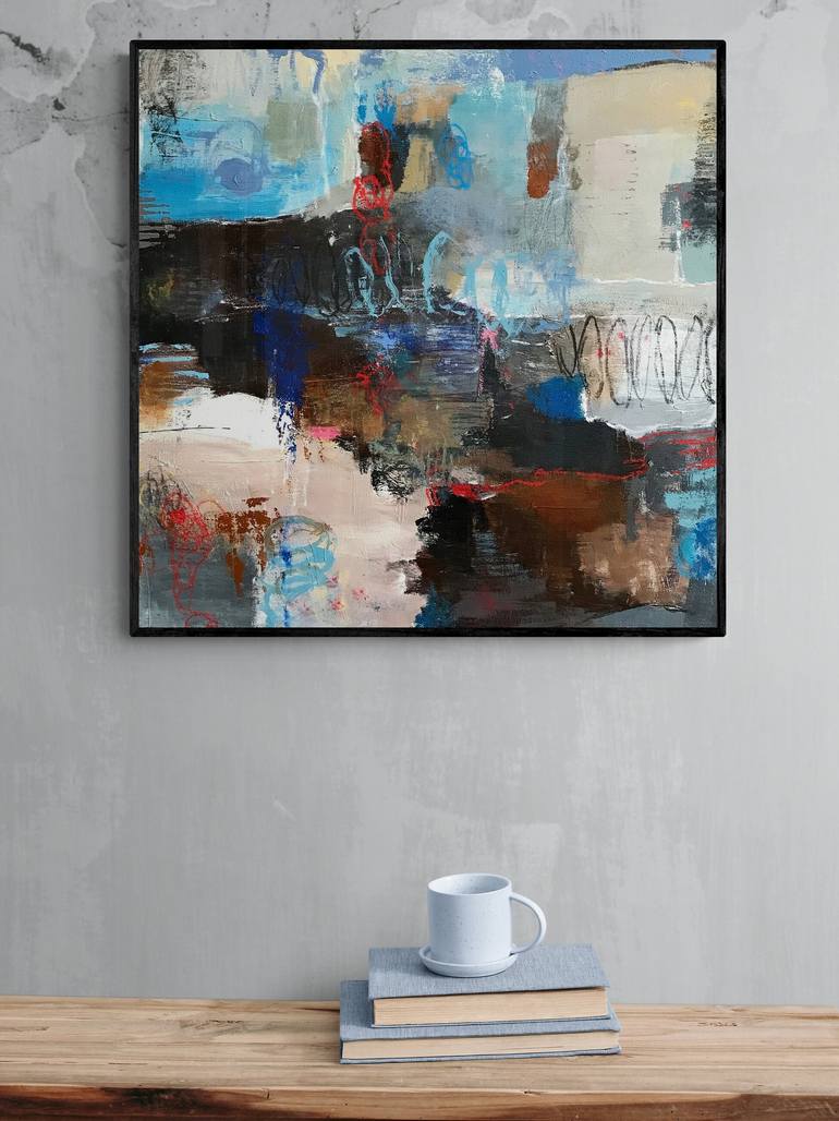 Original Abstract Expressionism Abstract Painting by Jeffrey Tover