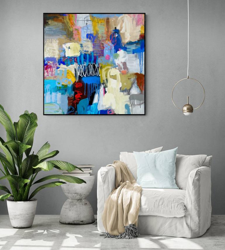 Original Contemporary Abstract Painting by Jeffrey Tover