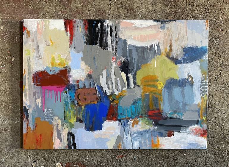Original Abstract Expressionism Abstract Painting by Jeffrey Tover