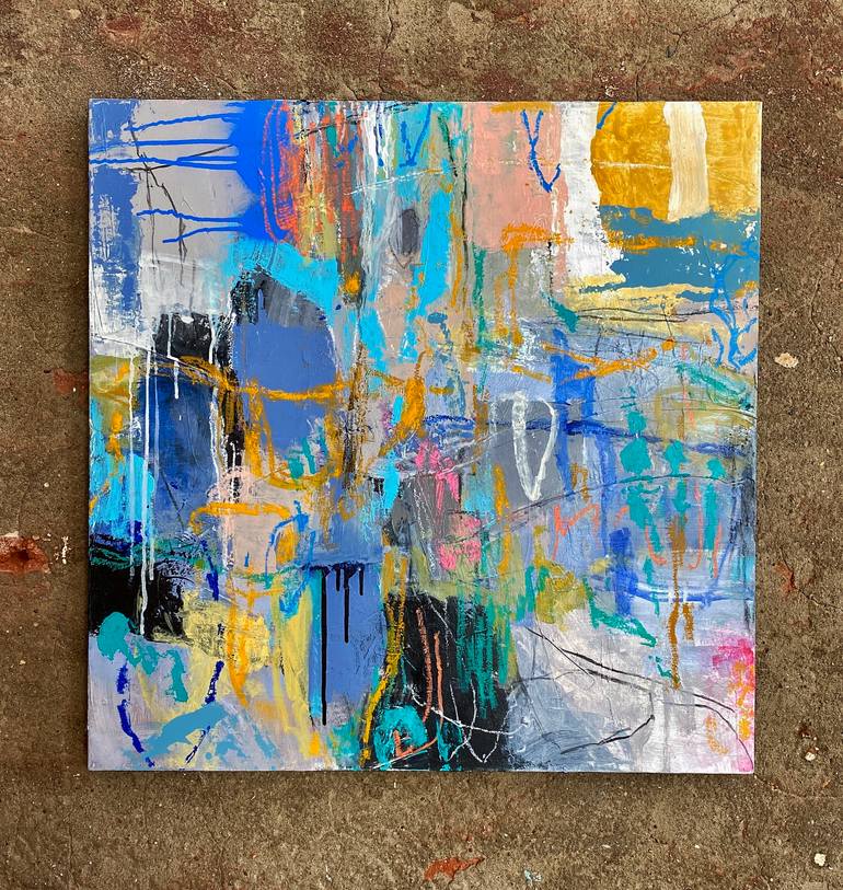 Original Abstract Expressionism Abstract Painting by Jeffrey Tover