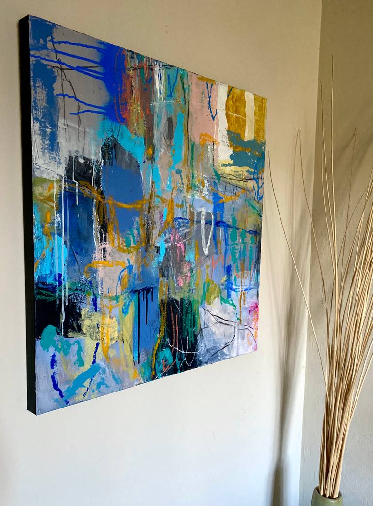 Original Abstract Expressionism Abstract Painting by Jeffrey Tover