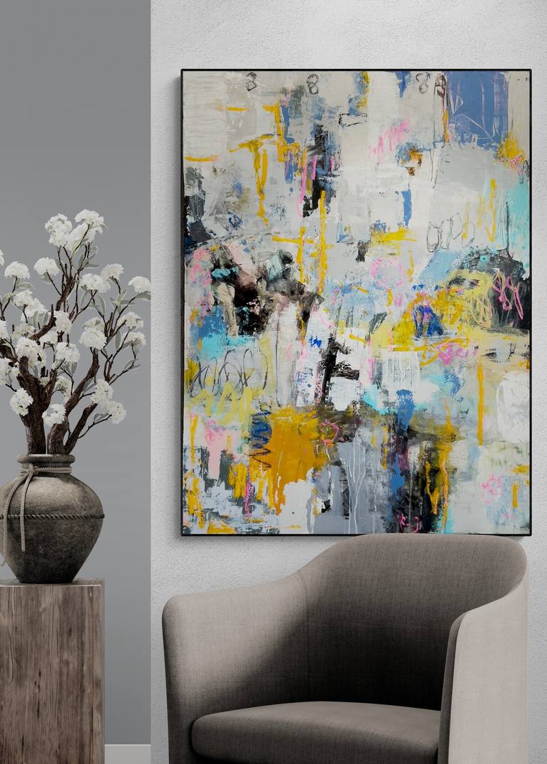 Original Abstract Expressionism Abstract Painting by Jeffrey Tover