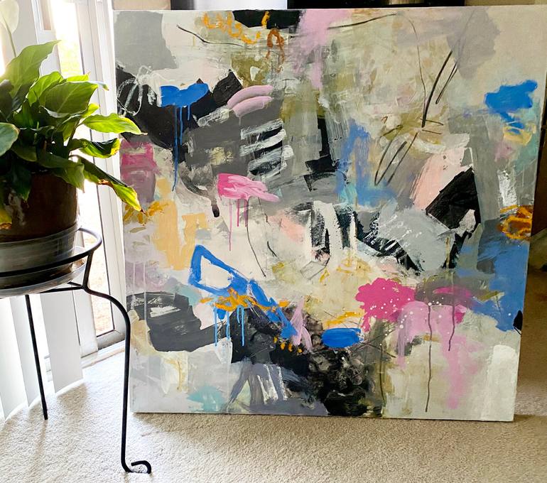 Original Abstract Expressionism Abstract Painting by Jeffrey Tover