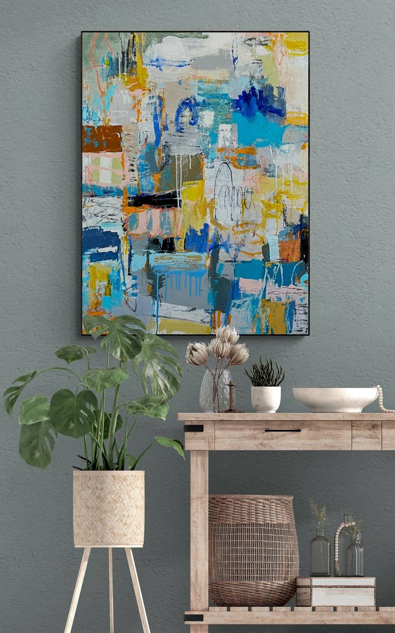 Original Abstract Expressionism Abstract Painting by Jeffrey Tover