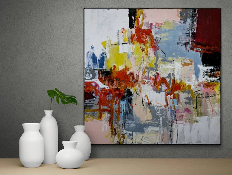 Original Abstract Expressionism Abstract Painting by Jeffrey Tover
