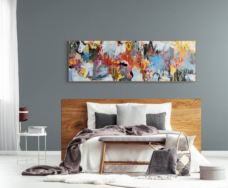 Original Abstract Expressionism Abstract Painting by Jeffrey Tover