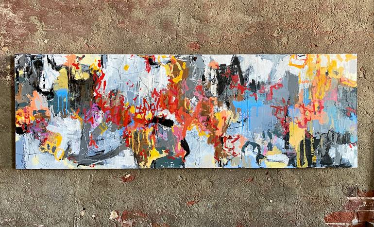 Original Abstract Expressionism Abstract Painting by Jeffrey Tover
