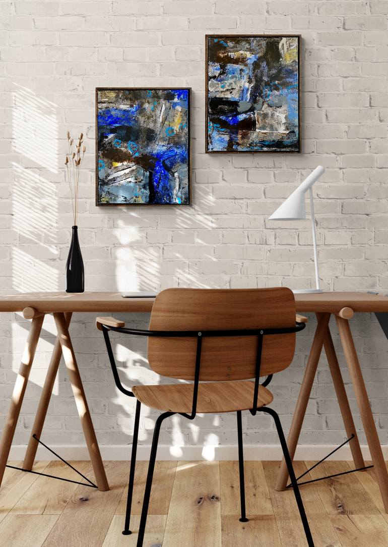 Original Abstract Expressionism Abstract Painting by Jeffrey Tover