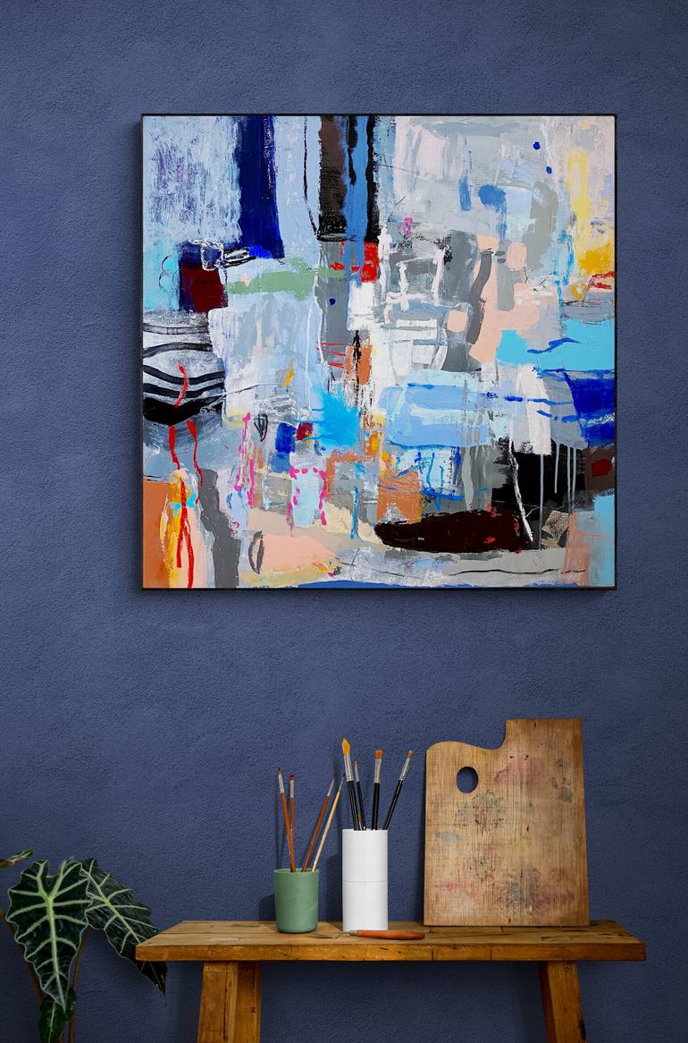 Original Abstract Expressionism Abstract Painting by Jeffrey Tover