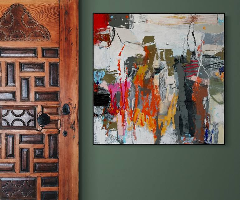 Original Abstract Expressionism Abstract Painting by Jeffrey Tover