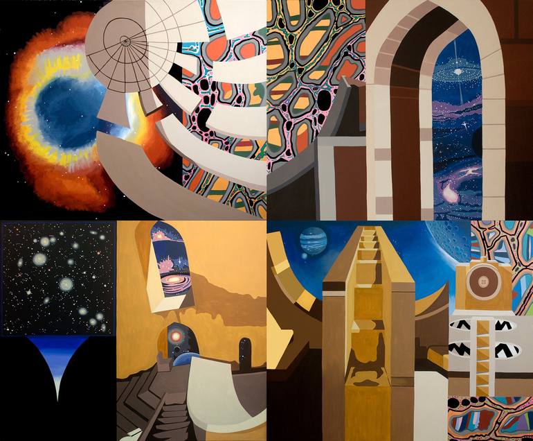 Original Abstract Paintings by Merrill Steiger