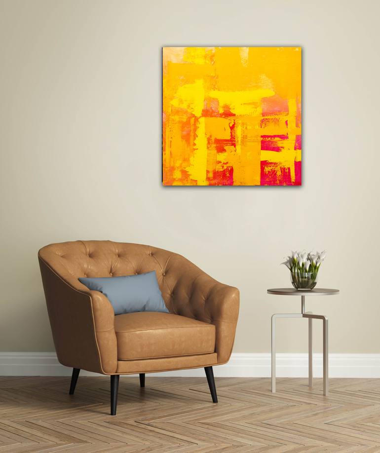 Original Abstract Expressionism Abstract Painting by Kris M