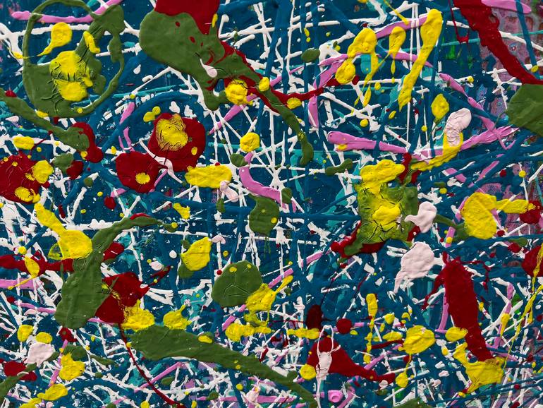 Original Abstract Painting by Kris M