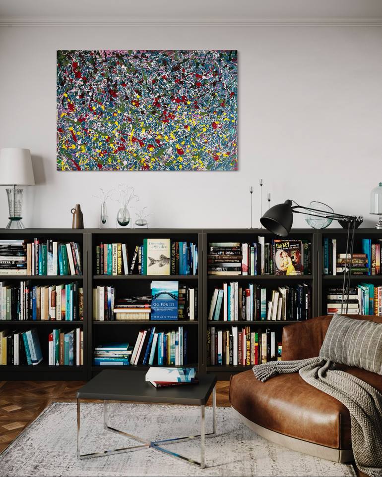 Original Abstract Painting by Kris M