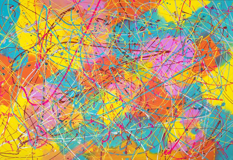 Let's Party Painting by Kris Mercer | Saatchi Art