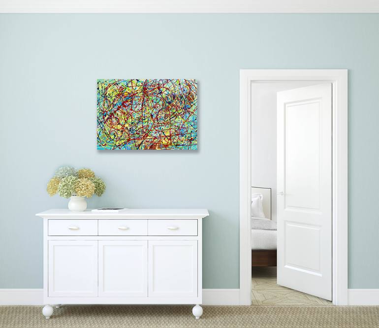 Original Abstract Painting by Kris M