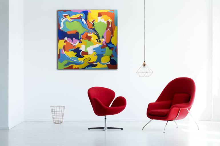 Original Abstract Painting by Kris M