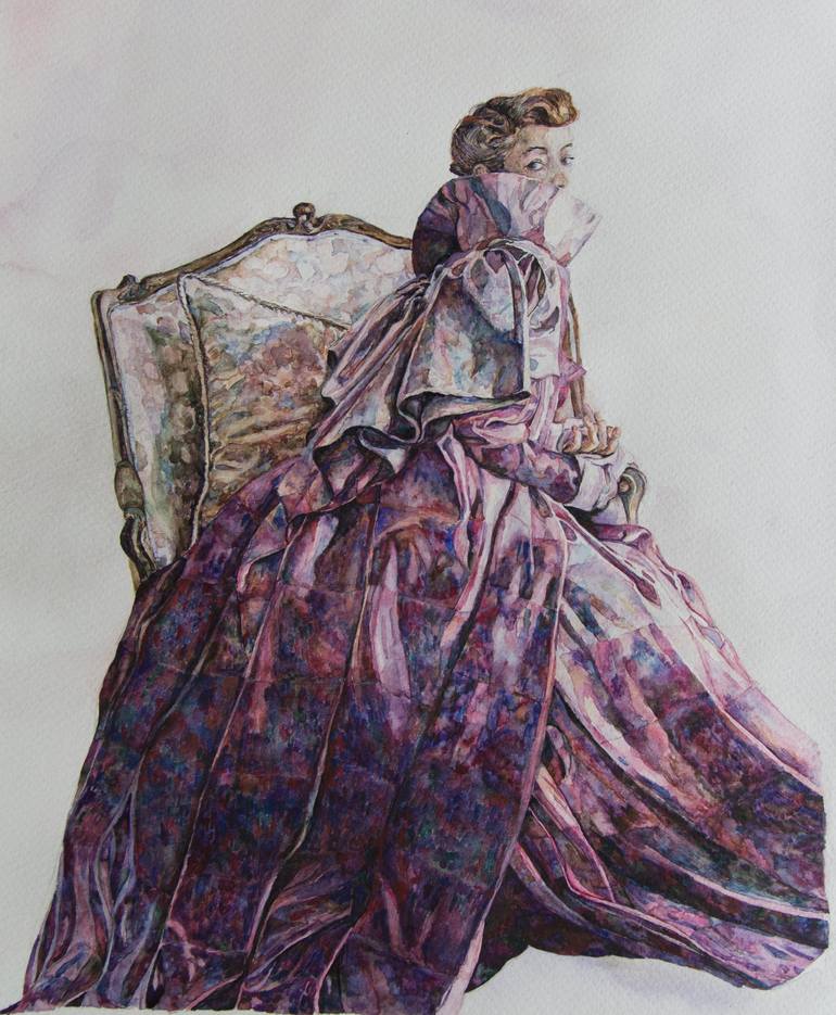 Victorian clearance purple dress