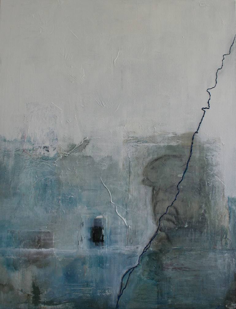 There's a crack....... Painting by Els Gladdines | Saatchi Art