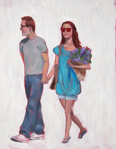 Original Figurative People Paintings by Laurie Foote