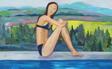 Original Figurative Landscape Paintings by Laurie Foote