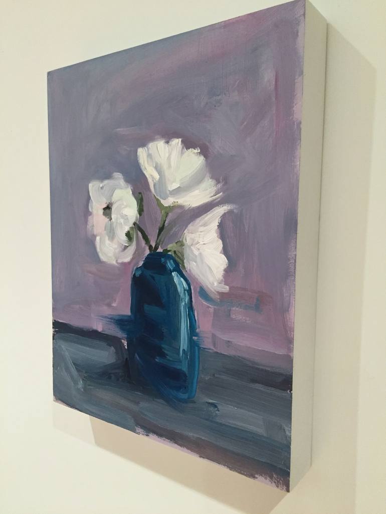 Original Expressionism Floral Painting by Laurie Foote