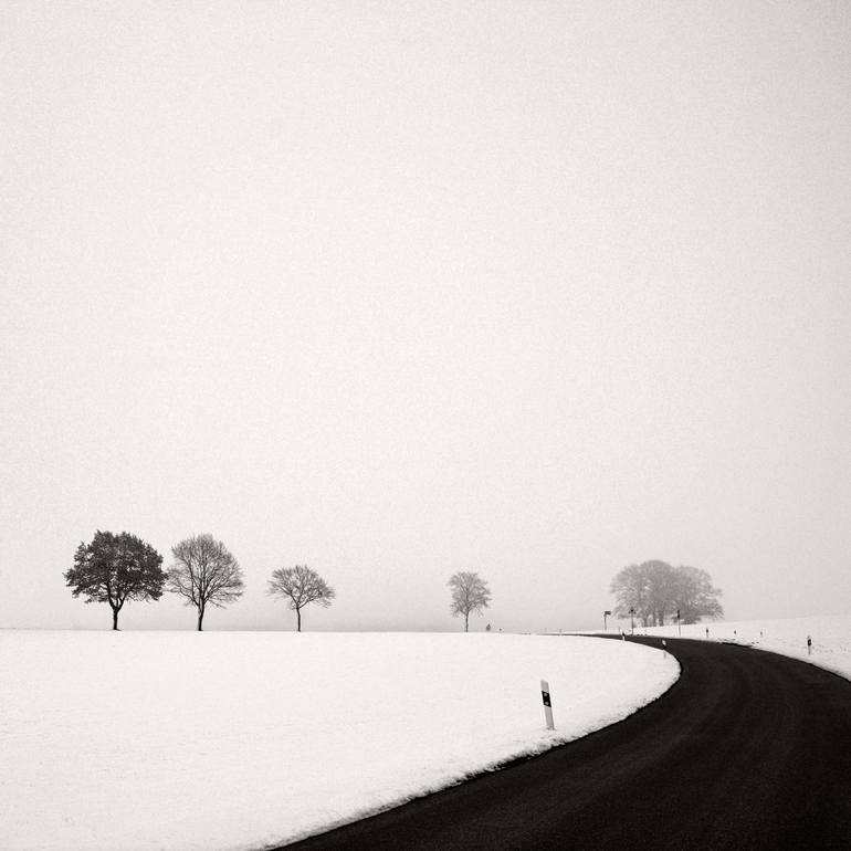 Rural Winter Road, Limited Edition Photography by Lena Weisbek | Saatchi Art