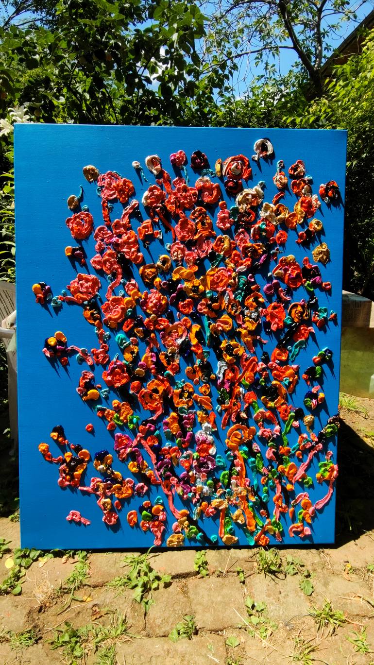 Original Conceptual Abstract Painting by Dominic-Petru Virtosu