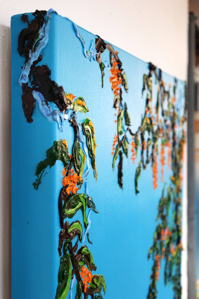 Original Expressionism Botanic Painting by Dominic-Petru Virtosu