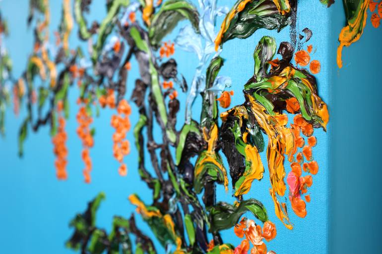 Original Expressionism Botanic Painting by Dominic-Petru Virtosu