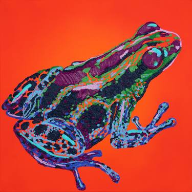 Original Pop Art Animal Painting by Dominic-Petru Virtosu