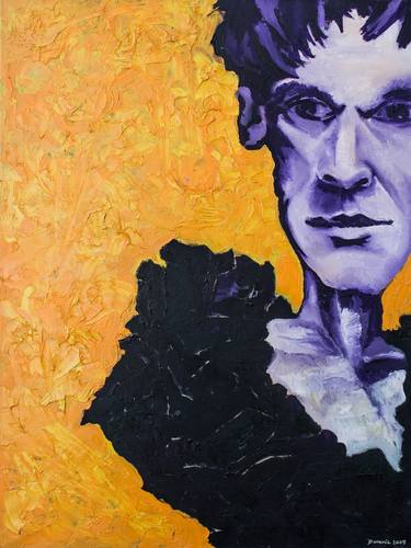 Original Expressionism Portrait Paintings by Dominic-Petru Virtosu