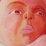 Detail of the portrait of the child.