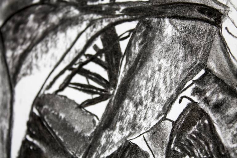 Original Expressionism Nature Drawing by Dominic-Petru Virtosu