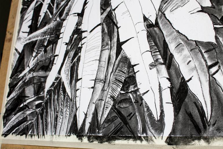 Original Expressionism Nature Drawing by Dominic-Petru Virtosu