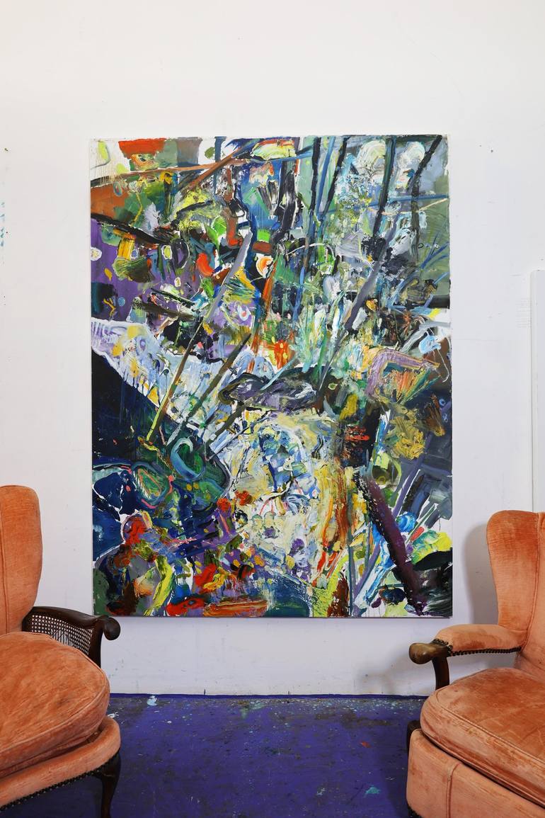 Original Abstract Painting by Dominic-Petru Virtosu