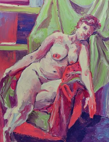 Original Nude Paintings by Dominic-Petru Virtosu